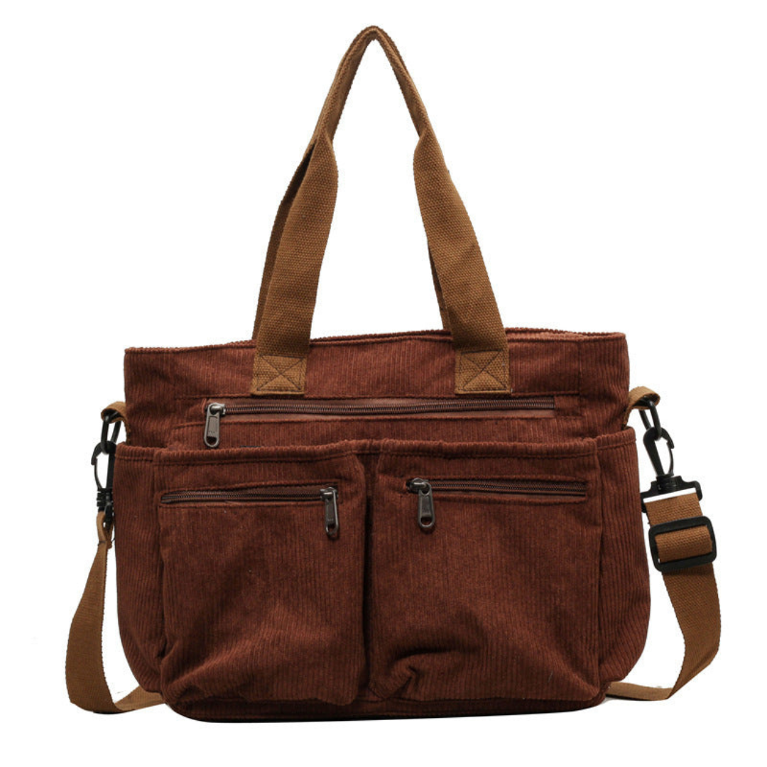 ELLA LUXE CORD CARRYALL