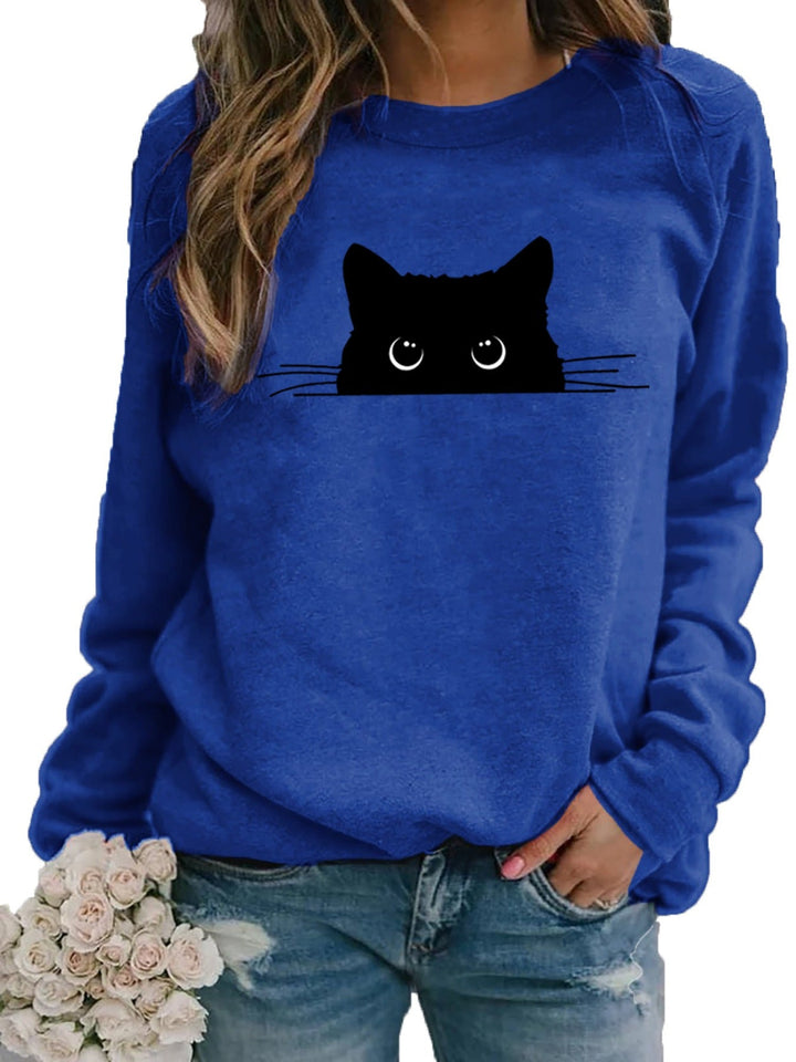 Evelyn | Casual Cat Sweatshirt