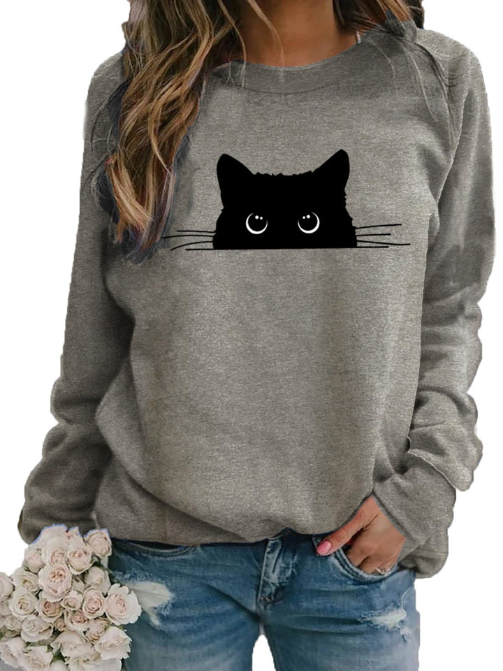 Evelyn | Casual Cat Sweatshirt