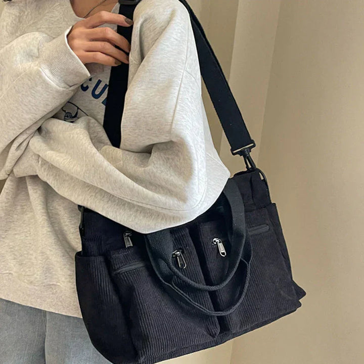 ELLA LUXE CORD CARRYALL