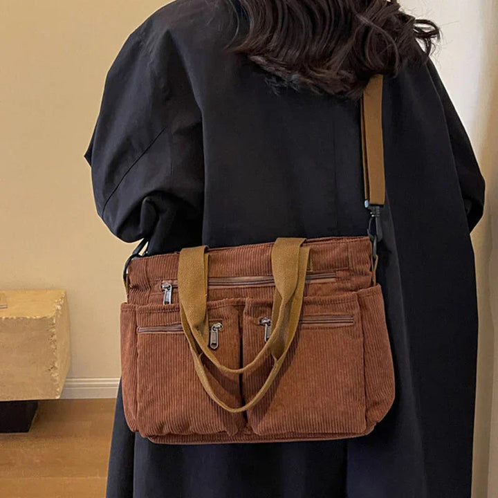 ELLA LUXE CORD CARRYALL