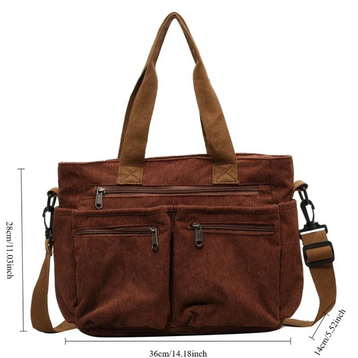 ELLA LUXE CORD CARRYALL