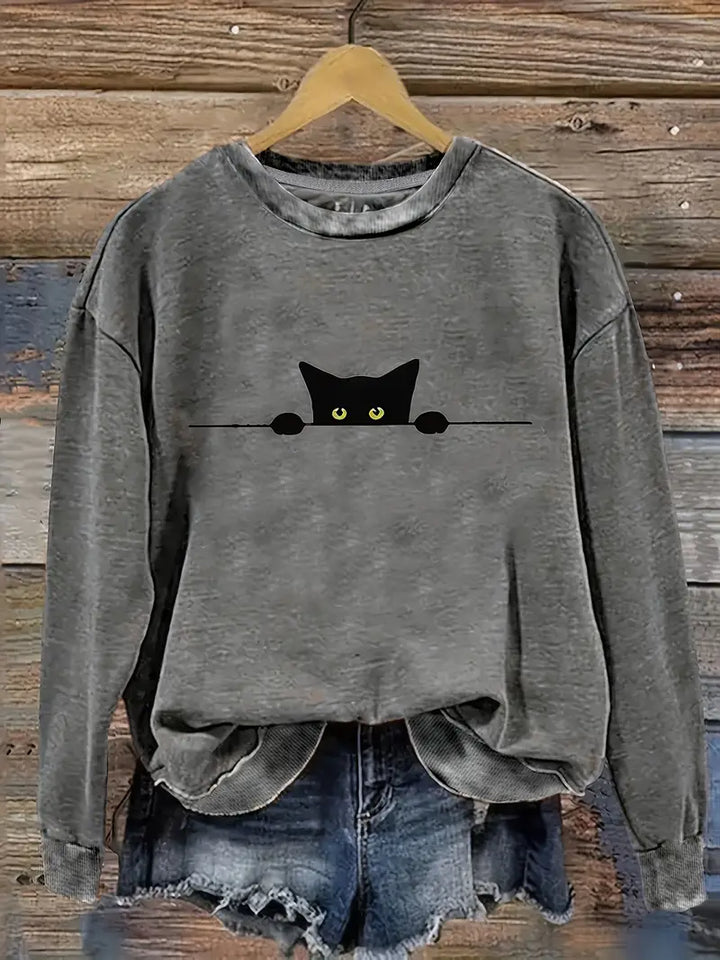 Evelyn | Casual Cat Sweatshirt