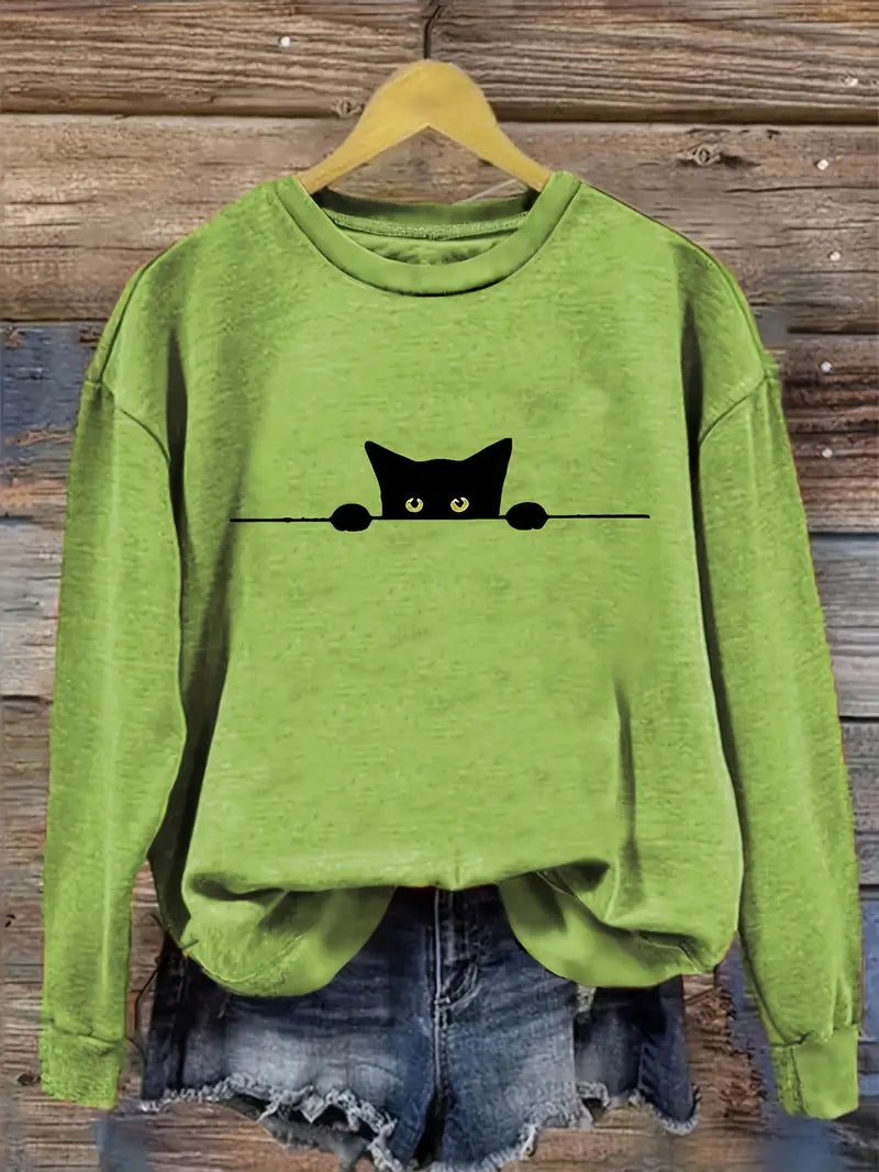 Evelyn | Casual Cat Sweatshirt