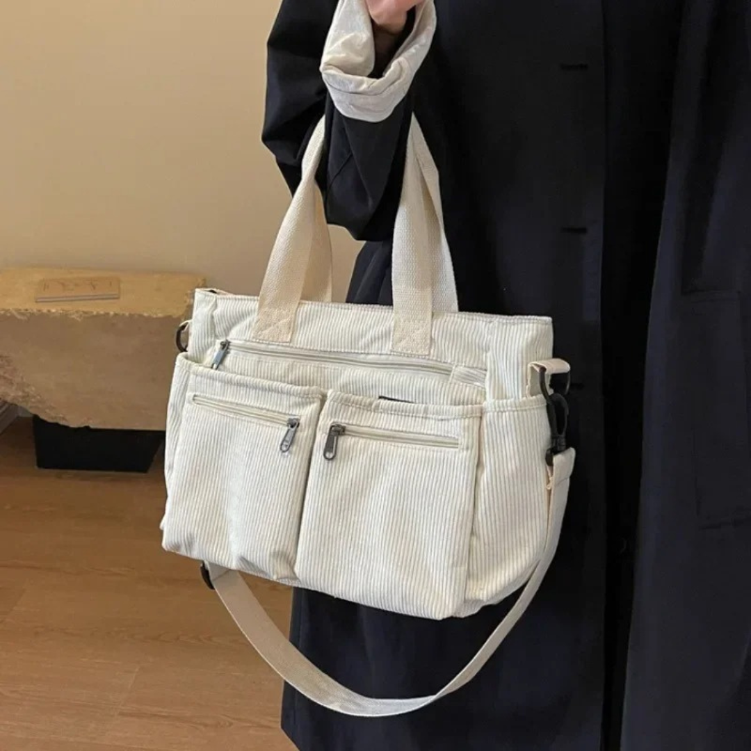 ELLA LUXE CORD CARRYALL