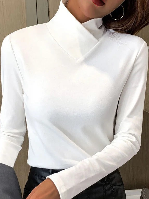 Stacie™ | Elegant turtleneck sweater with high collar