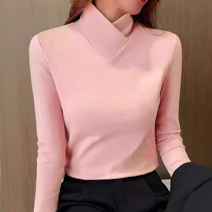 Stacie™ | Elegant turtleneck sweater with high collar