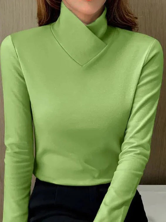 Stacie™ | Elegant turtleneck sweater with high collar