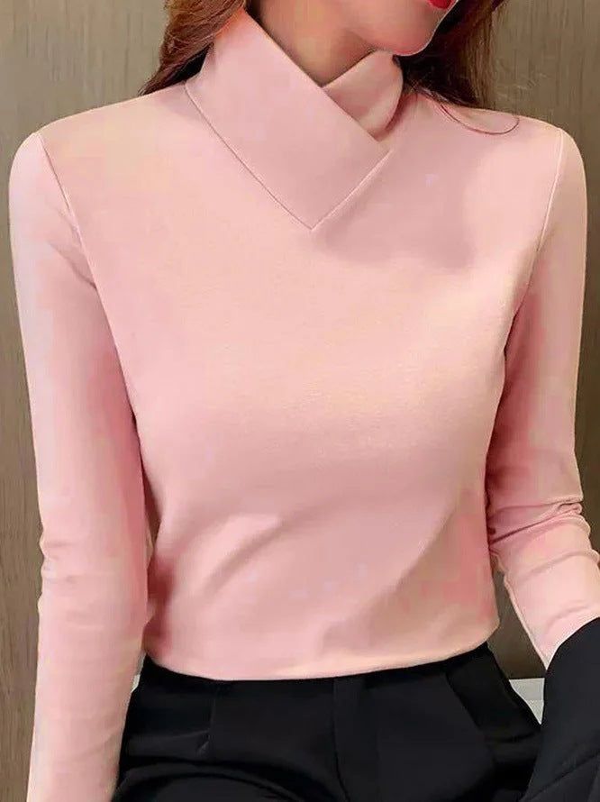 Stacie™ | Elegant turtleneck sweater with high collar