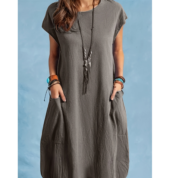 Ayla® Casual Dress with 2 pockets