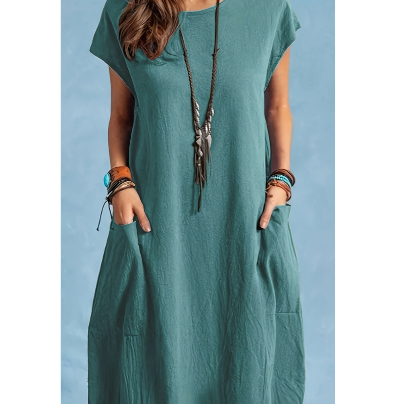 Ayla® Casual Dress with 2 pockets