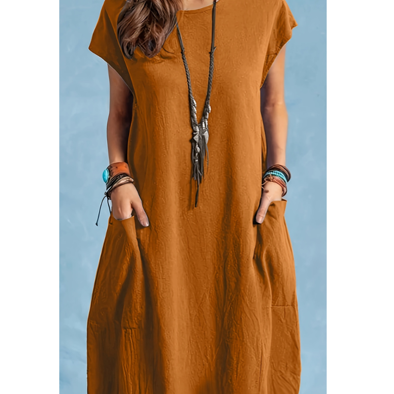 Ayla® Casual Dress with 2 pockets