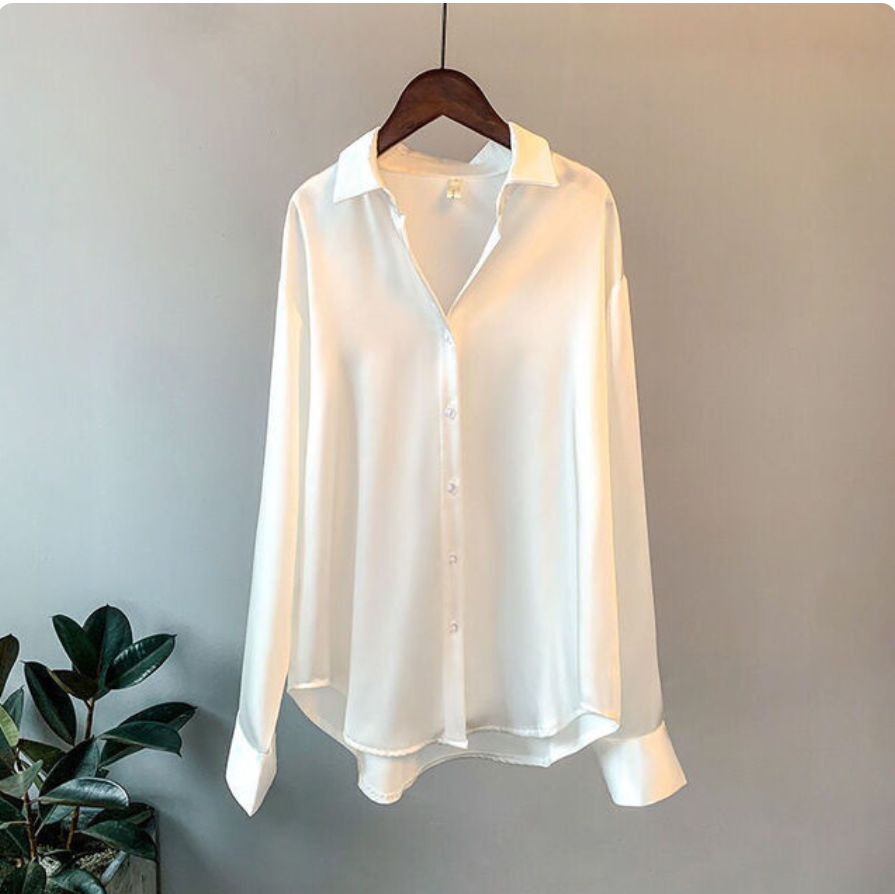 Shelly | Women's satin blouse