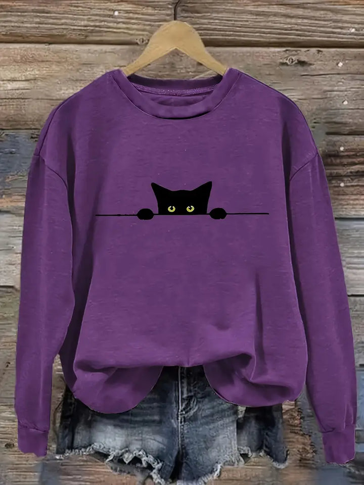 Evelyn | Casual Cat Sweatshirt