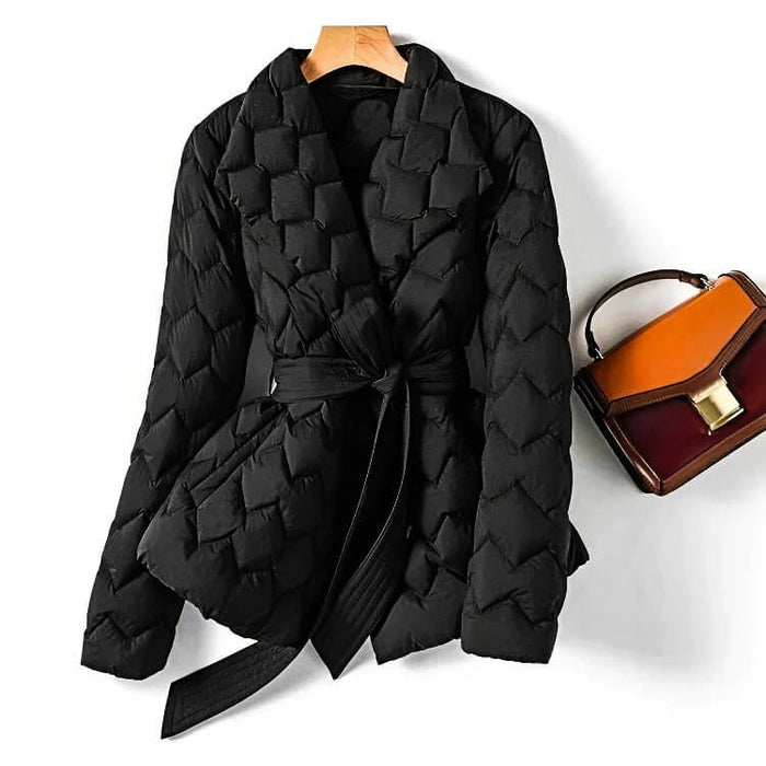 Sarah™ | Stylish Quilted Down Coat