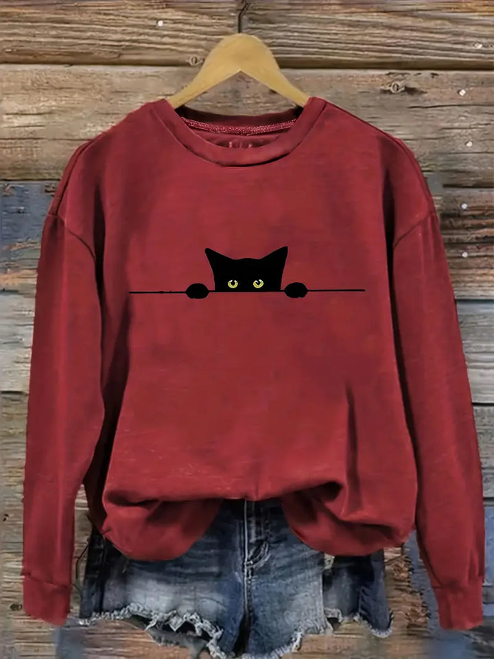 Evelyn | Casual Cat Sweatshirt