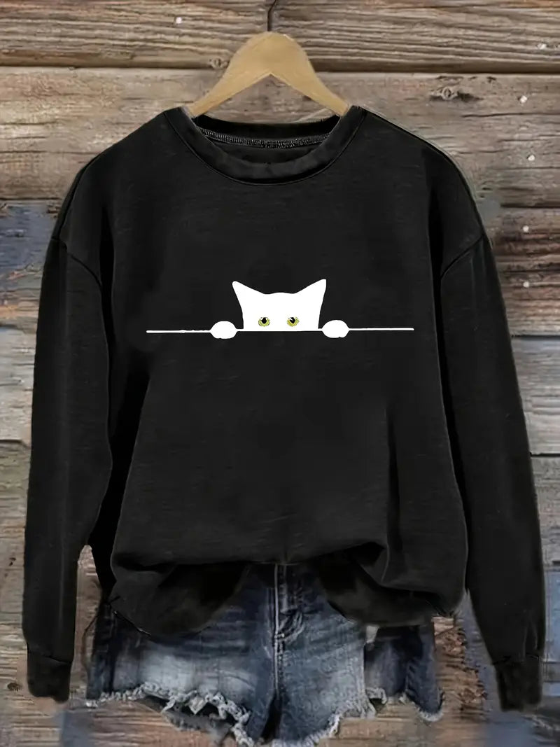 Evelyn | Casual Cat Sweatshirt