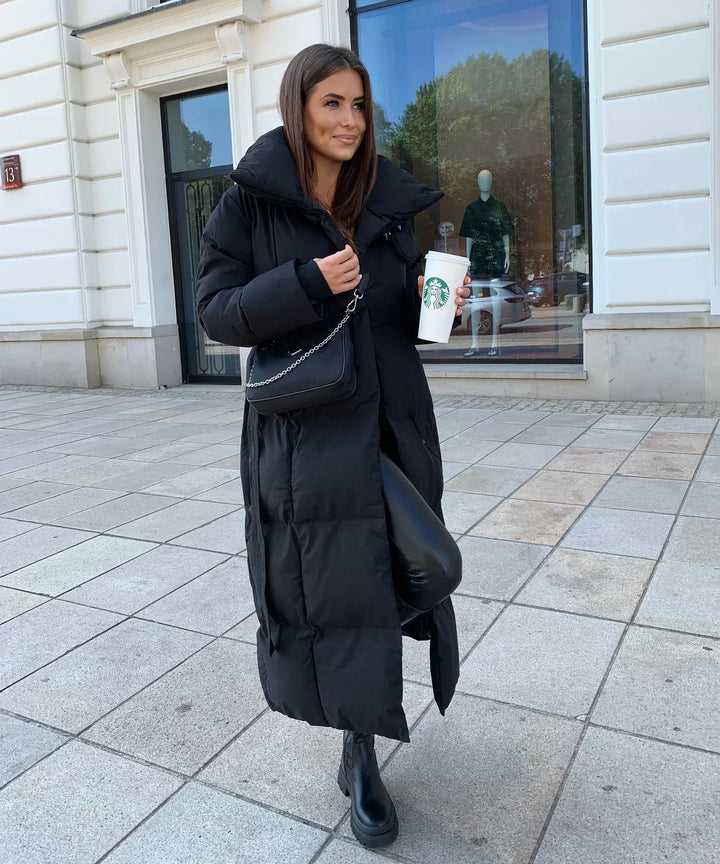 Victoria® - Long Winter Coat with Belt