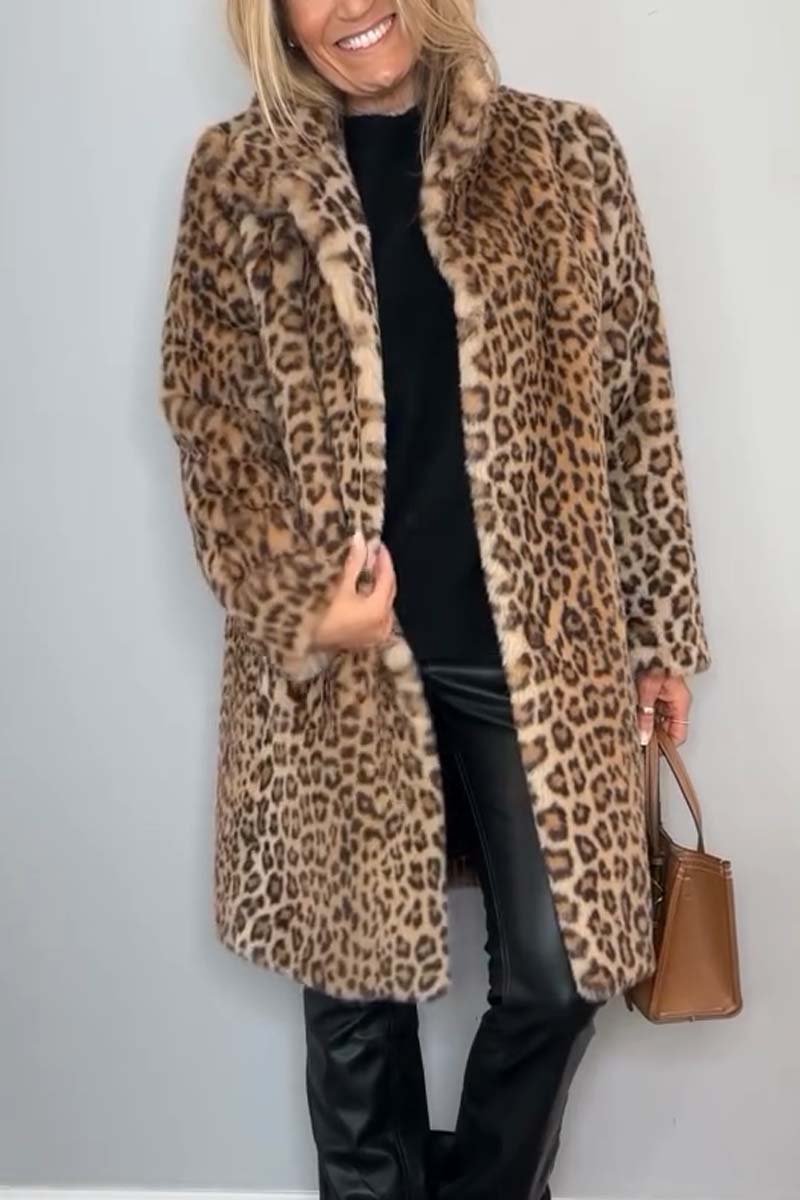 Elsa | Leopard Print Coat