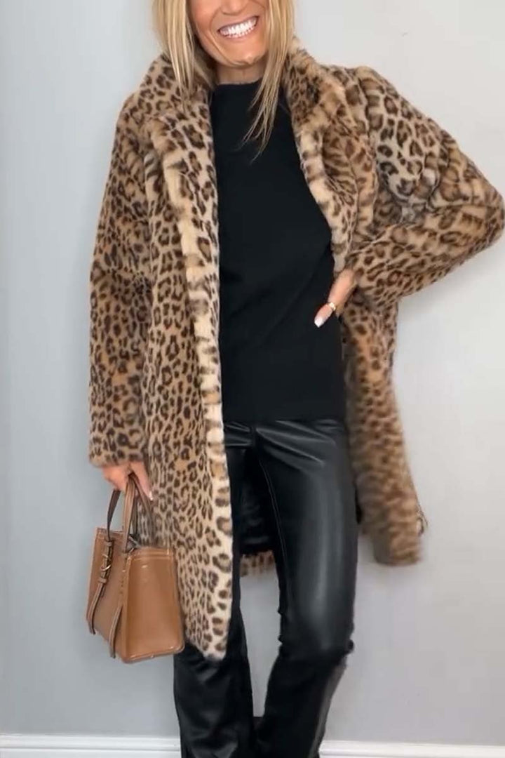 Elsa | Leopard Print Coat